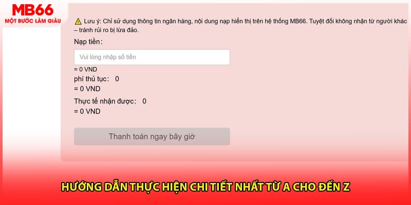 Hướng dẫn thực hiện chi tiết nhất từ A cho đến Z