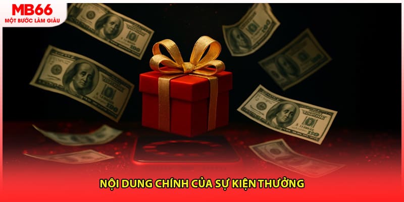 Nội dung chính của sự kiện thưởng